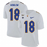 Pittsburgh Panthers 18 Ryan Winslow White 150th Anniversary Patch Nike College Football Jersey Dzhi,baseball caps,new era cap wholesale,wholesale hats